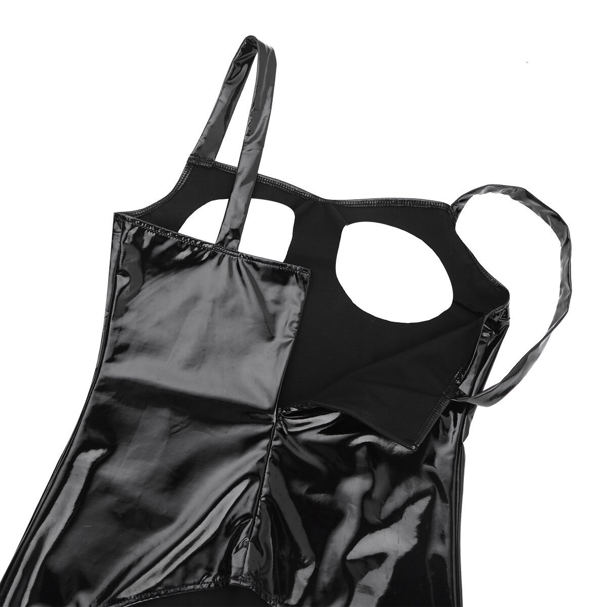 Боди с открытой грудью "Gween" из материала wetlook