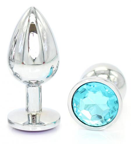 Втулка металлическая с кристаллом "Riches", размер M