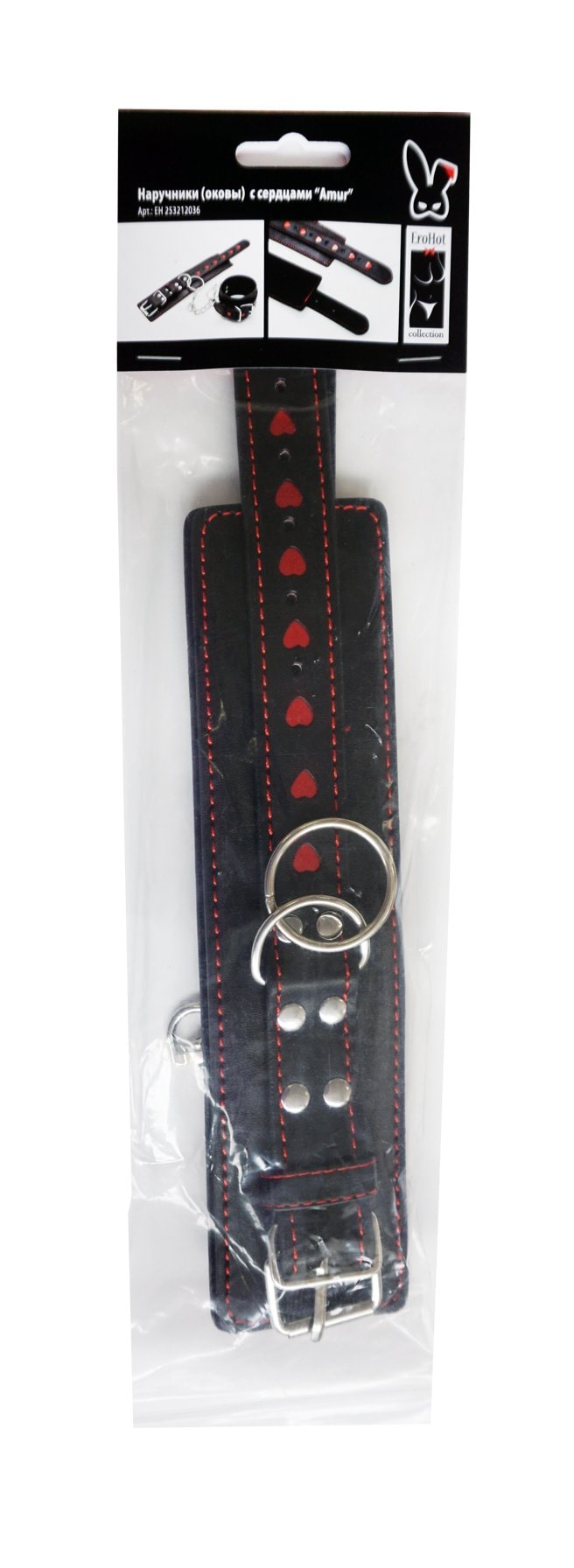 Наручники (оковы) с сердцами "Amur"