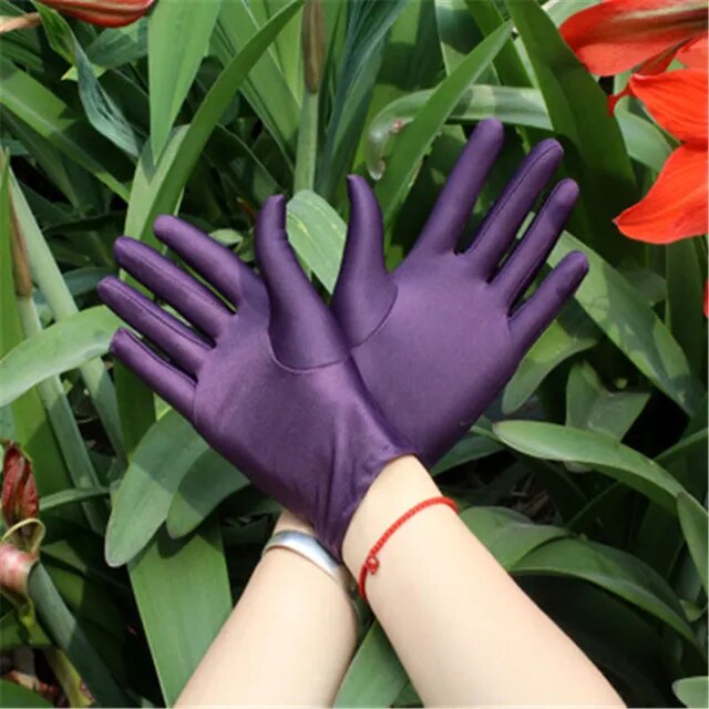 Перчатки атласные