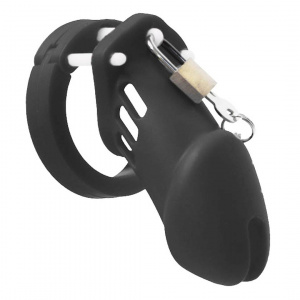 Пояс верности мужской "Power black" силиконовый, черный