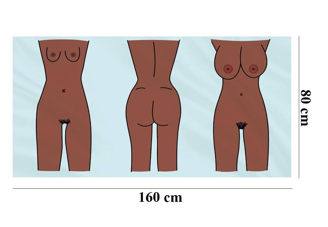 Коврик микрофибра "Смуглянка", 160*80 см