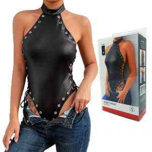 Боди из материала Wetlook "Chelsi"