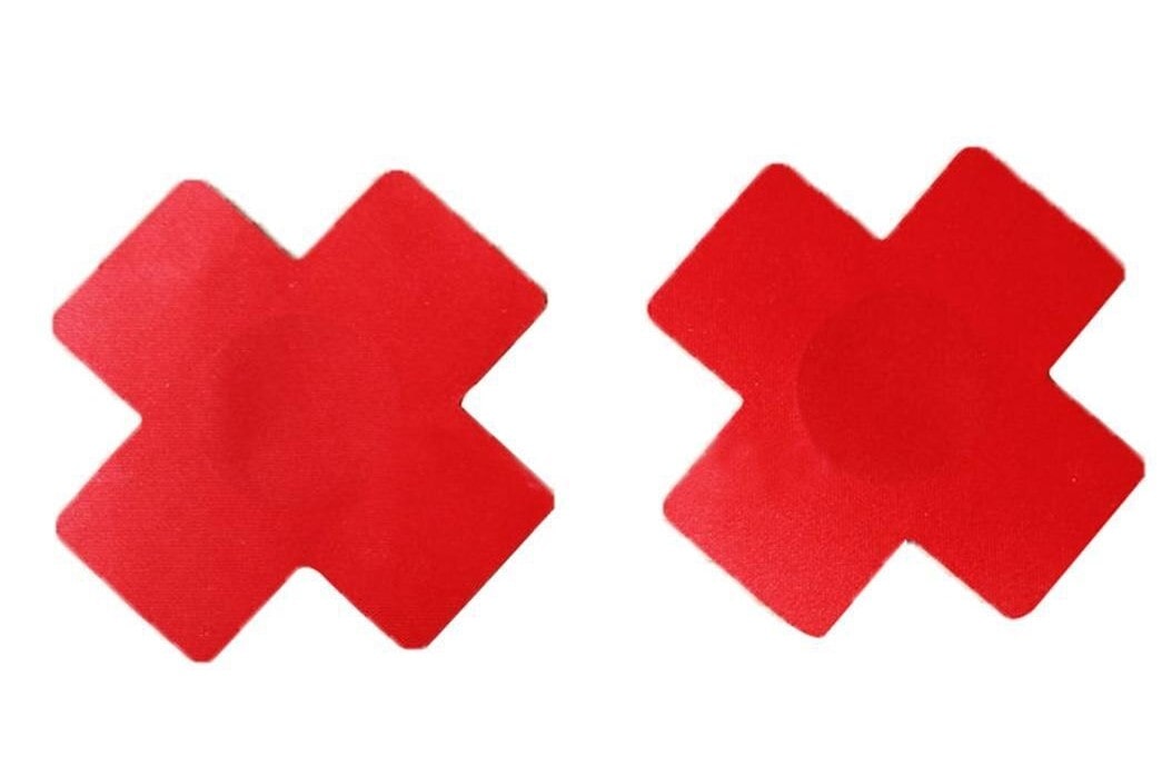 Пэстисы (наклейки на грудь/соски, стикини) в форме креста