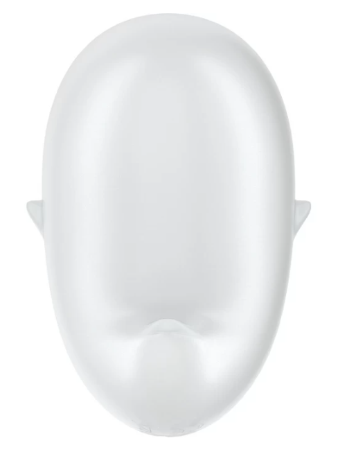 Satisfyer Вакуум-волновой стимулятор клитора с вибрацией Cutie Ghost, силикон, белый