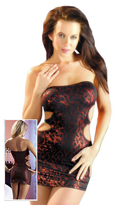 Платье с боковыми вырезами