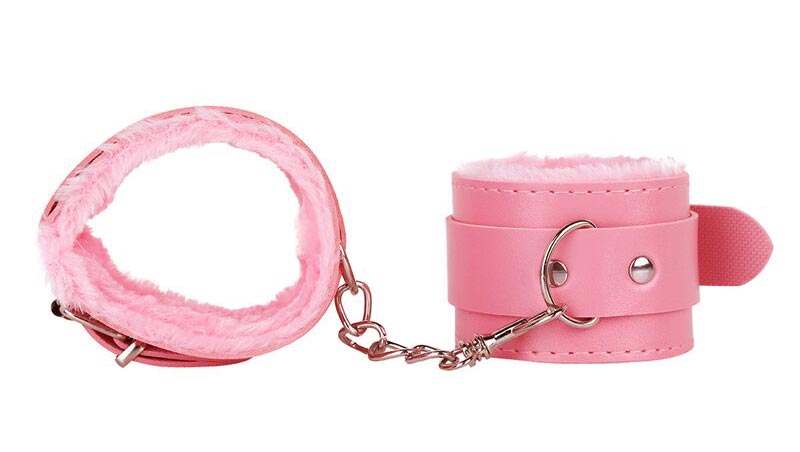 Наручники с мехом "Komena" розовые купить по цене 525 руб. с доставкой ...