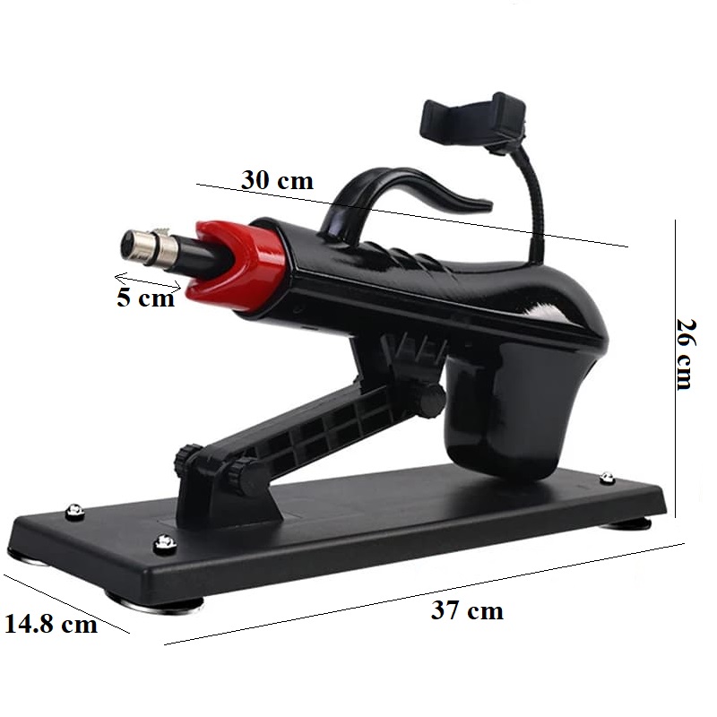 Секс машина с пультом дистанционного управления и держателем для смартфона