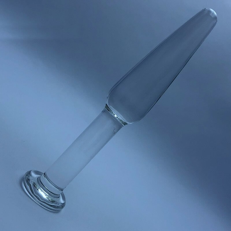 Анальная втулка "Sexus Glass" из прозрачного стекла 