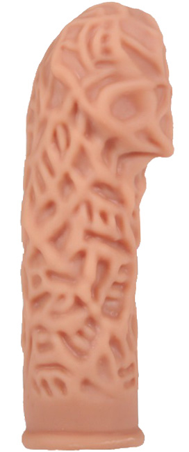 Насадка на фаллос с рельефными складочками размер M, Cock Sleeves