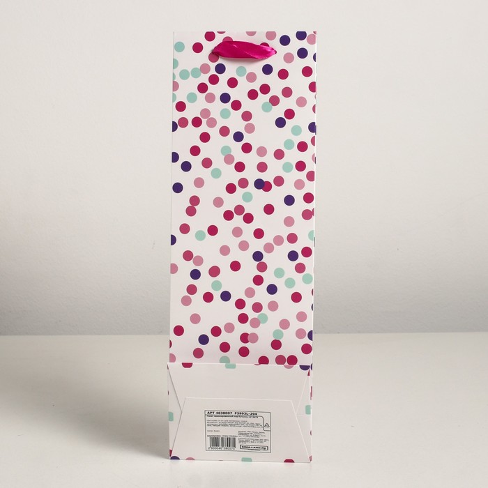 Пакет подарочный "Драже", 9*12*36 см