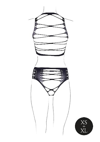 Боди с открытой грудью Helike (XS-XL)