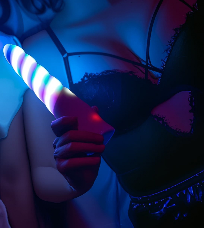 Sexperiments Вибратор с подсветкой HornyGlow