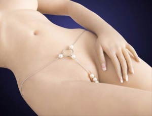 Трусики  с бусами "Sexy G-ring"