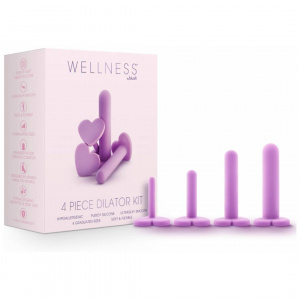 Набор из 4 фаллоимитаторов-расширителей для страпона Wellness