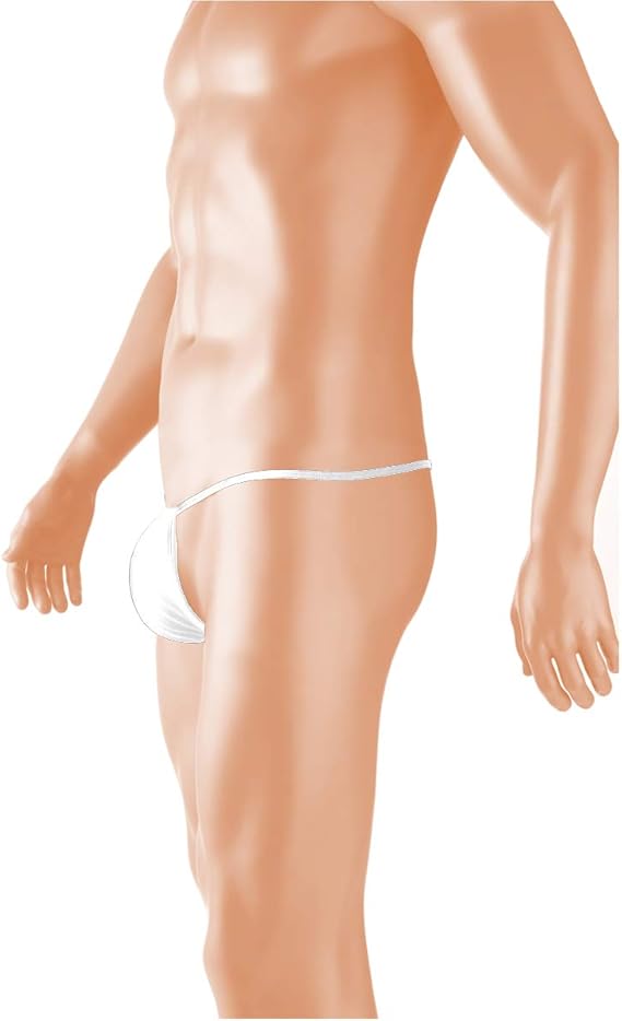 Трусы стринги мужские "Courage" белые