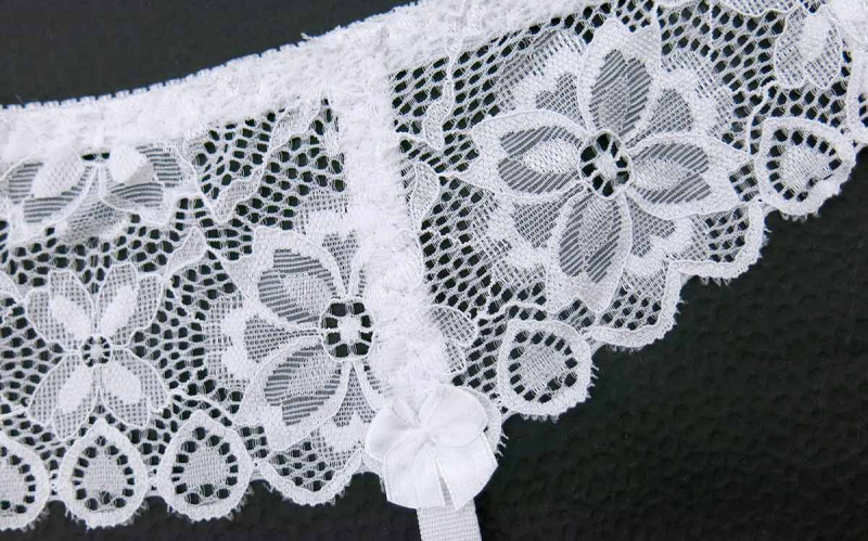 Пояс для чулок "Catia Belt White" белый