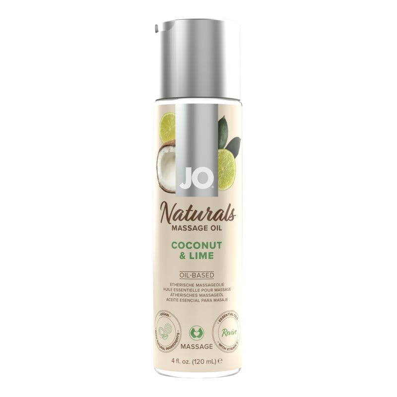 JO Массажное масло Coconut & Lime/Кокос и лайм 120 mL