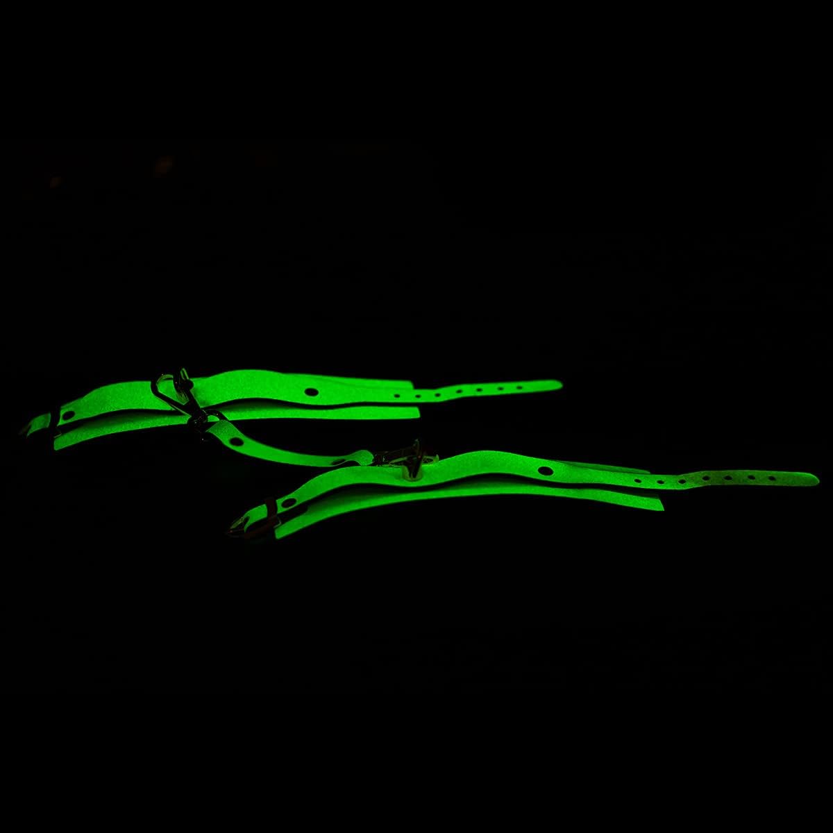 EroHot Glow Кандалы светящиеся в темноте, зеленые