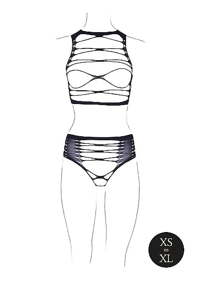 Боди с открытой грудью Helike (XS-XL)