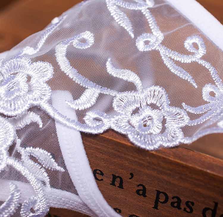 Трусики кружевные с доступом "Florence" белые