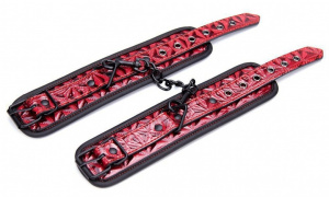 Наручники (оковы) "Fixedly" темно-красные