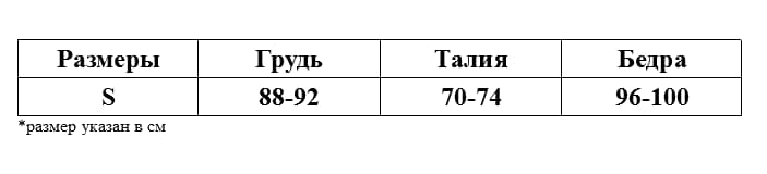 Комплект Бюст и юбка-пояс