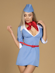 Костюм сексуальной стюардессы LF Premium