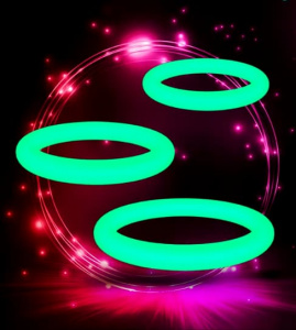 Набор эрекционных колец светящихся в темноте