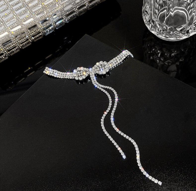 Ошейник портупея со стразами