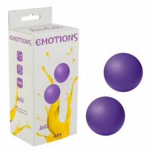LT Вагинальные шарики без цепки "Emotions Lexy Large Purple" фиолетовые