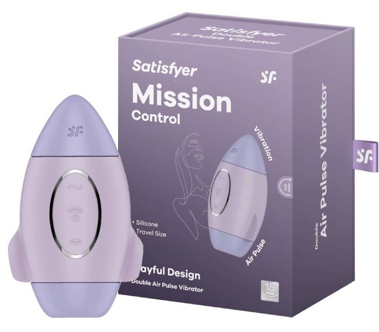 Satisfyer Вакуумно-волновой вибростимулятор Mission Control (violet)