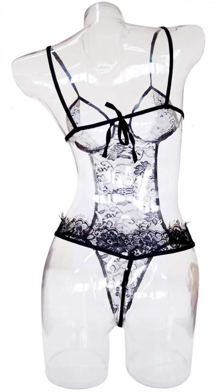 Боди с полуоткрытой грудью