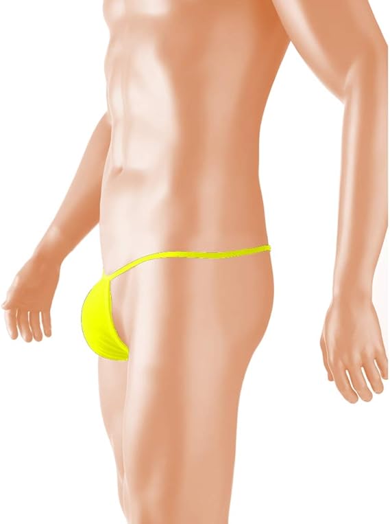 Трусы стринги мужские "Courage" желтые