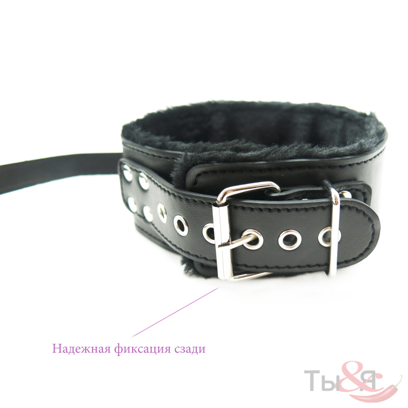Ошейник застегивающийся с кольцом "Closes"
