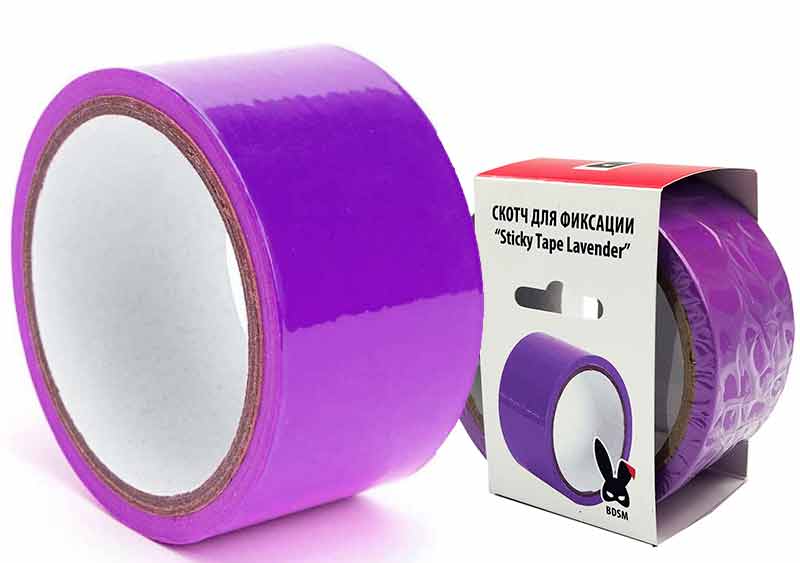 Скотч  для фиксации "Sticky tape lavender" фиолетовый
