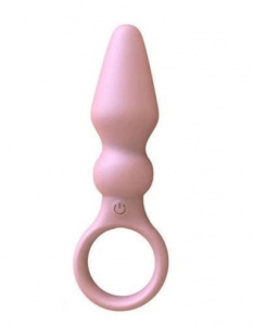 Втулка анальная с вибрацией с держателем-кольцом "Prostate Massager"