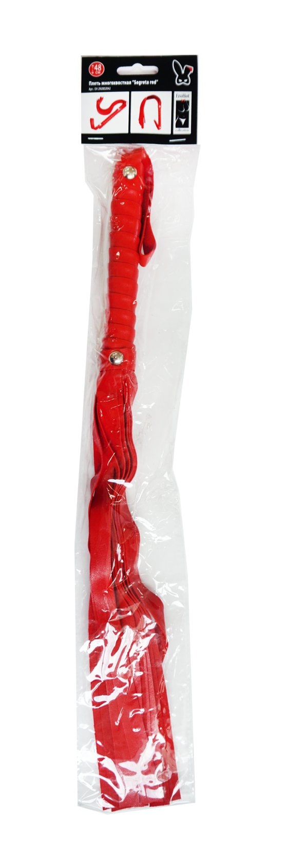 Плеть многохвостная "Segreta red" красная