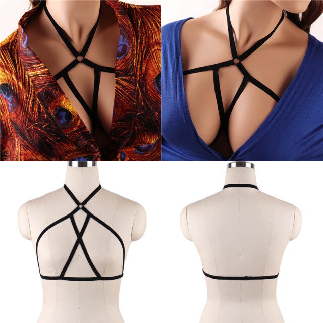 Бюстгальтер портупея из лент "ROMANZA"