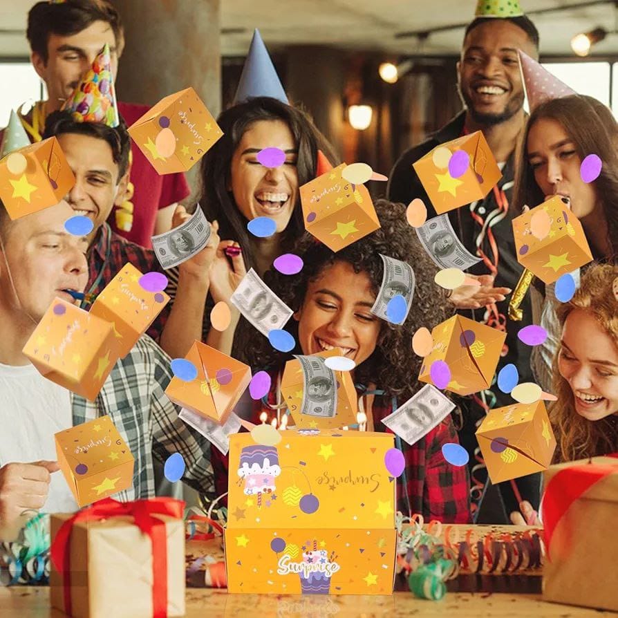 Бум-коробка подарочная "Surprised" 20 шт