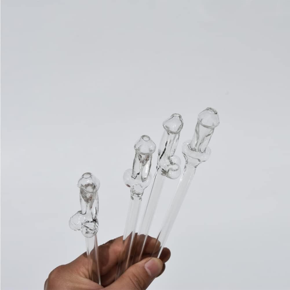 Трубочка для напитков "Шалун", стеклянная