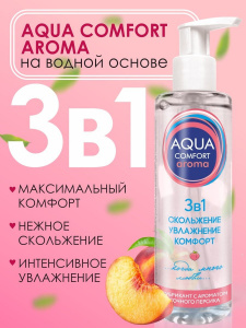 Гель-любрикант AQUA COMFORT intim AROMA персик 195г