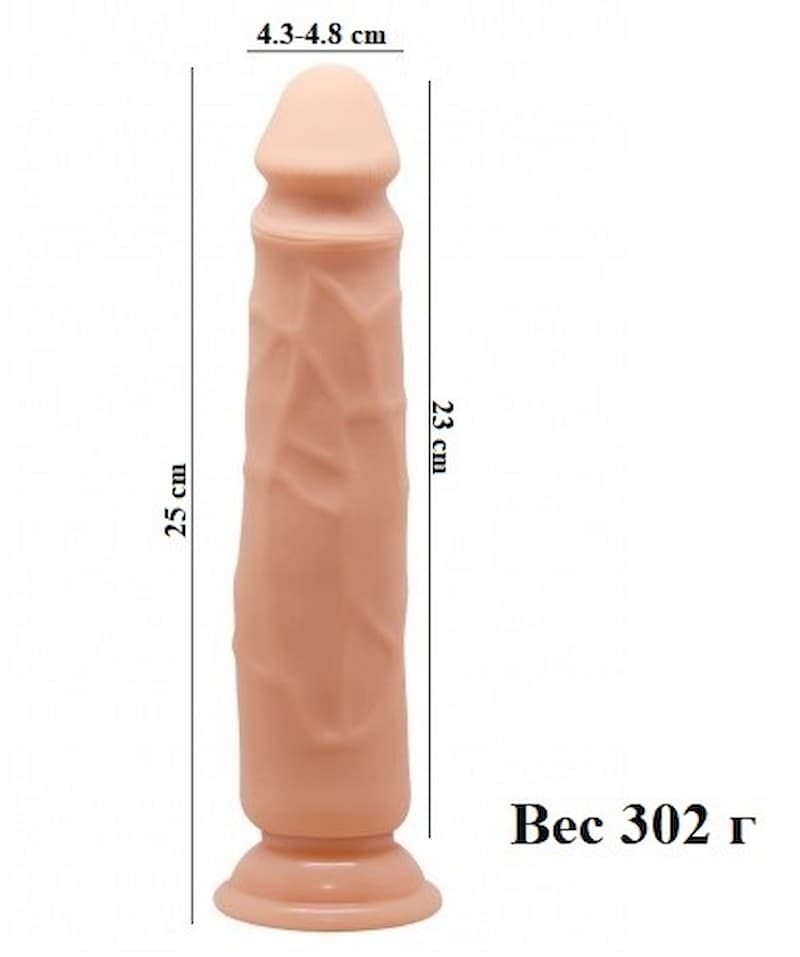 Фаллоимитатор на присоске киберкожа