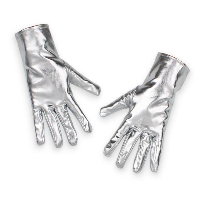 Перчатки под кожу, серебристые