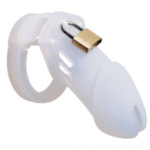 Пояс верности мужской "Power white" силиконовый, белый