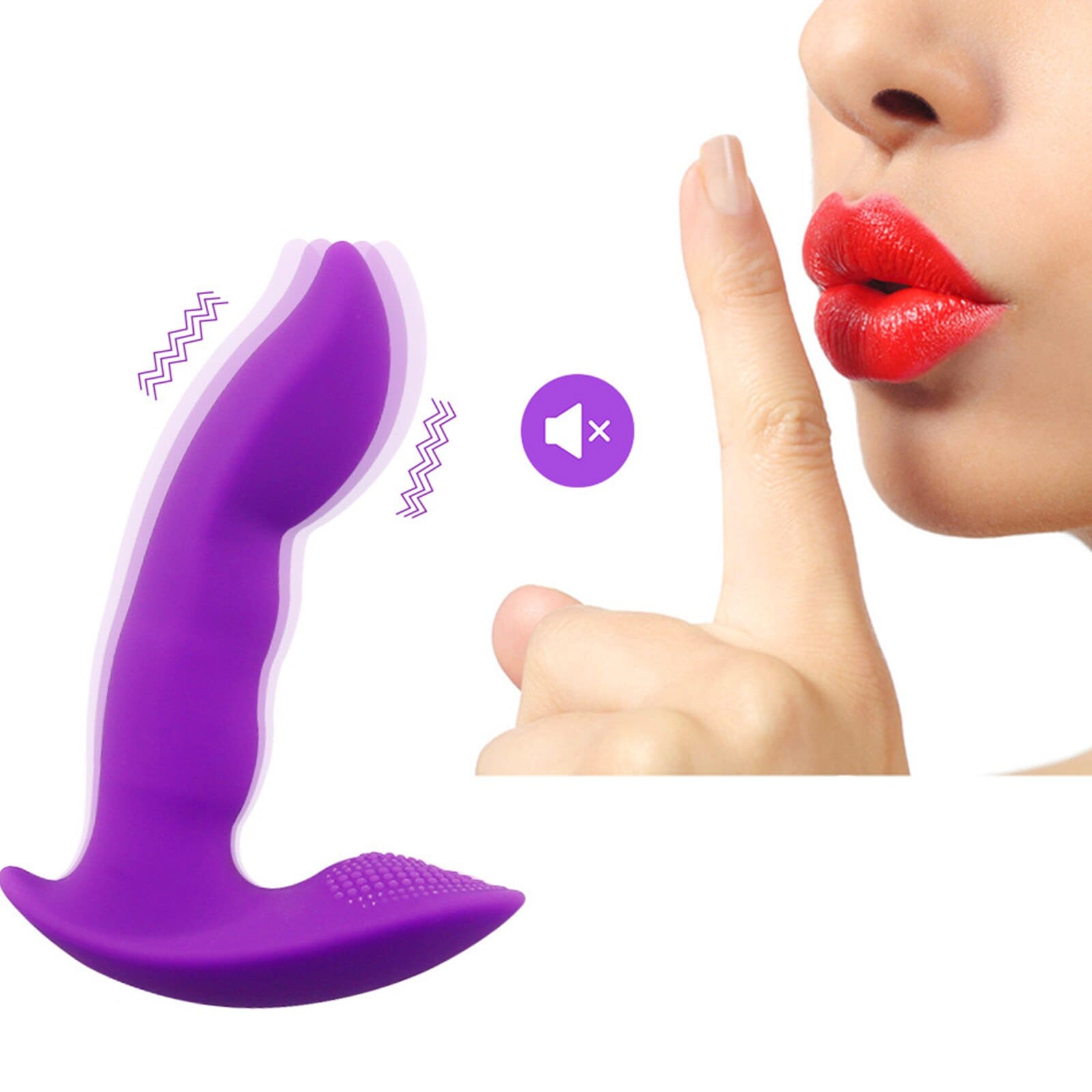 Анальный стимулятор "Lady`s finger" фиолетовый