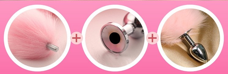 Втулка анальная металлическая "Metall Bolt",  7.5см*2.8см