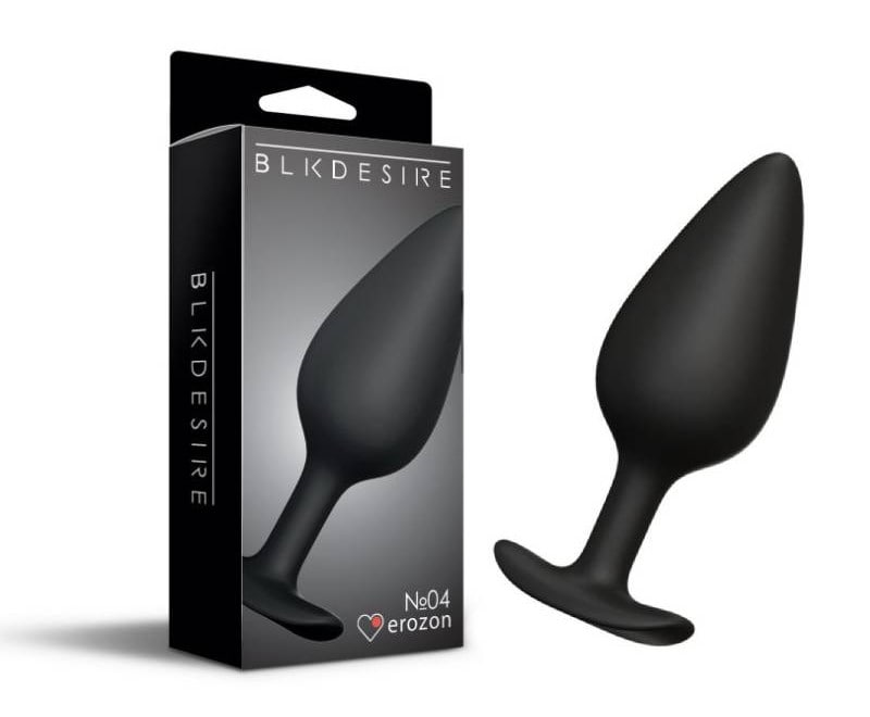 Анальная пробка BLKDESIRE Butt plug, макс. диаметр 3,5см