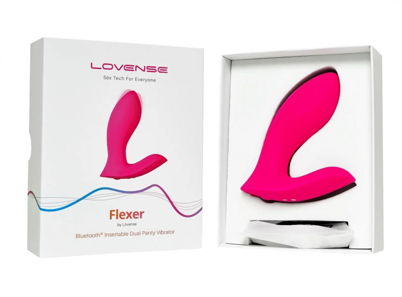 Вибратор в трусики Flexer Lovense для стимуляции зоны G и клитора