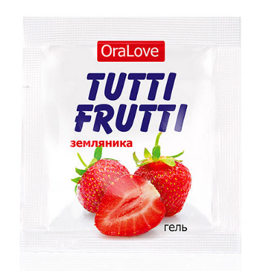 OraLove Лубрикант Tutti-Frutti земляника, 4 гр